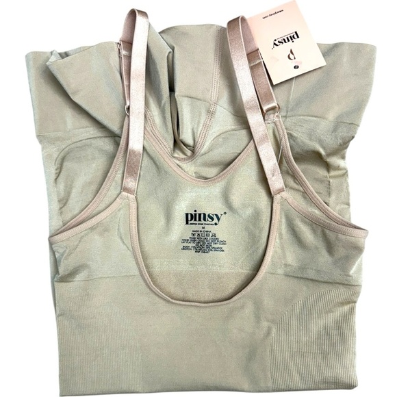 Pinsy Butter Sculpt Seamless Shapewear Bodysuit, Medium Beige, NWT - Picture 8 of 11